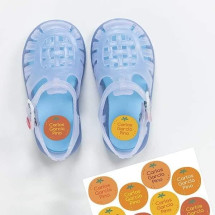 Pegatinas marcar zapatos Naranjas