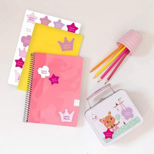 Pegatinas personalizadas Estrellas, Coronas y Mariposas