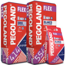 Pegoland flex blanco 25 kg. C2 TE S1.