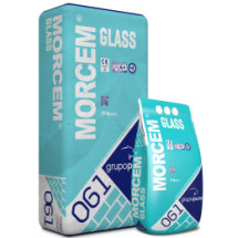 Pegoland morcem glass. Pegado bloque Vidrio 25 kg