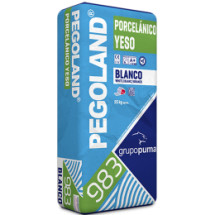 Pegoland porcelánico especial yeso C1 TE. 25 kg