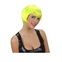 Peluca Rave verde fluorescente