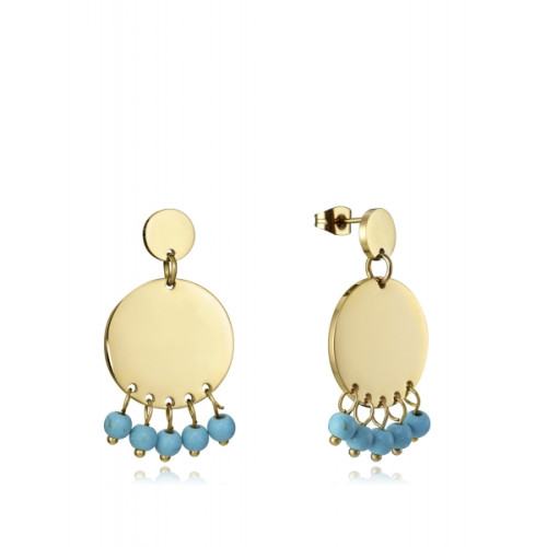 Pendientes Viceroy 1340e01012 cuelgan perlas azules mujer