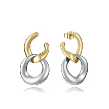 Pendientes Viceroy 15195E01012 eslabones grandes bicolor