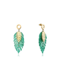 Pendientes Viceroy largos 15115E01016 hojas mujer