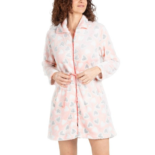 Pettrus Bata de invierno de chica con cremallera y bolsillos