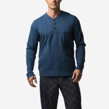 Pijama Hombre Muslher Cálido en Punto Milano