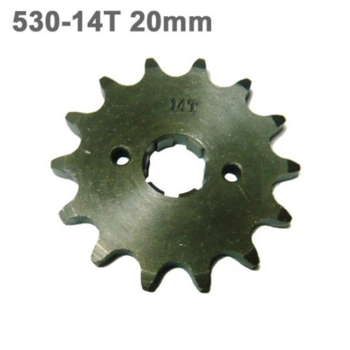 Pi&ntilde;on salida 530-14T 20mm