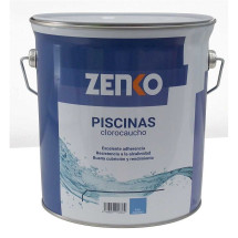 Pintura clorocaucho azul piscinas Zenko 4 lt.