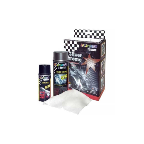 Pintura efecto cromado Kit