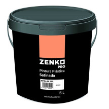 Pintura plástica Satinada ZK 1200 15 lt.