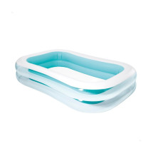 Piscina hinchable Intex familiar 770L rectangular +6A azul/b...