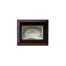 Placa alianzas de boda aniversario