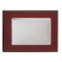 Placa de plata lisa brillo 24X16,5 cm exterior 17x10,5 cm