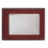 Placa de plata lisa brillo 32x24,5 cm exterior 22x15,5 cm