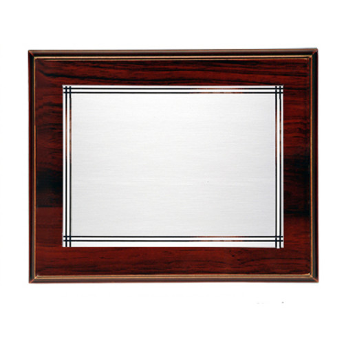 Placas de plata 21x15 cm exterior 16x12 cm plata