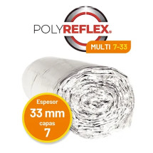 POLYREFLEX MULTI 7-33 (1,25X12m) 15 m2 aislamiento reflexivo