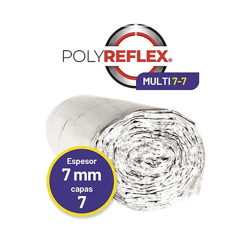 POLYREFLEX MULTI 7-7 (1,25X20 m) Aislante Reflexivo 25 m2