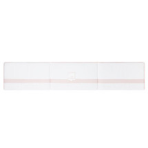 Protector para cuna  de 60cm. Teddy rosa