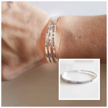 Pulsera love amor de plata de ley