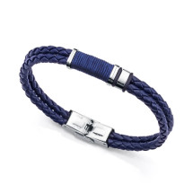 Pulsera Viceroy piel 14129P01013 azul hombre