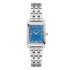 Reloj Bulova 96P245 acero rectangular azul diamantes mujer