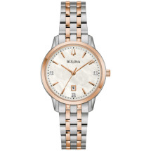 Reloj Bulova 98p213 acero bicolor mujer