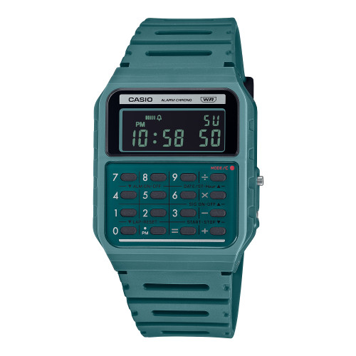 Reloj Casio calculadora CA-53WB-3BEF verde unisex