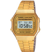 Reloj Casio retro a168wg-9ef dorado