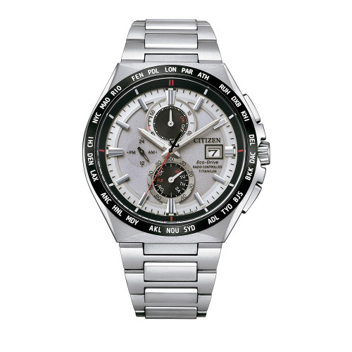 Reloj Citizen AT8234-85A radiocontrolado titanio hombre