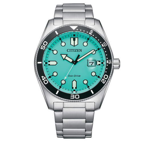 Reloj Citizen AW1760-81W acero esfera verde hombre