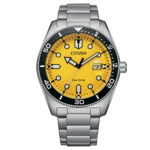 Reloj Citizen AW1760-81Z esfera amarilla hombre