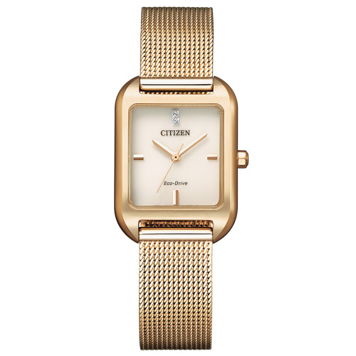 Reloj Citizen EM0493-85P rectangular mujer
