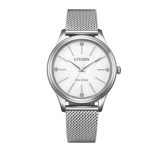 Reloj Citizen EM1220-82A esfera blanca mujer