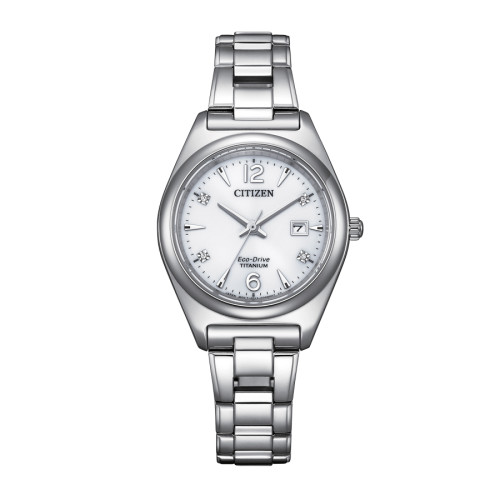 Reloj Citizen EW2601-81A titanio solar zafiro diamantes mujer