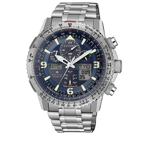 Reloj Citizen jy8100-80l super pilot radiocontrolado titanio