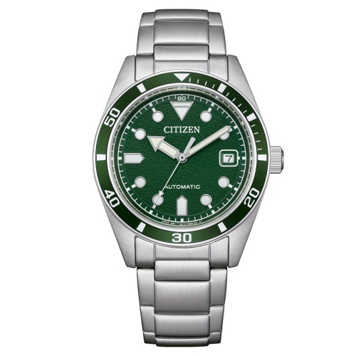 Reloj Citizen NJ0220-52X unisex esfera verde autom&aacute;tico