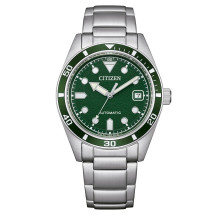 Reloj Citizen NJ0220-52X unisex esfera verde automático