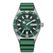 Reloj Citizen NY0121-09X promaster hombre caucho verde autom...