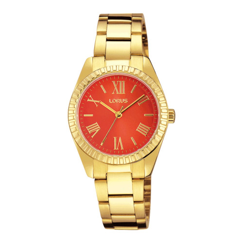 Reloj Lorus RG232KX9 dorado naranja mujer