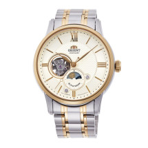 Reloj Orient automático ra-as0007s10b sol luna hombre