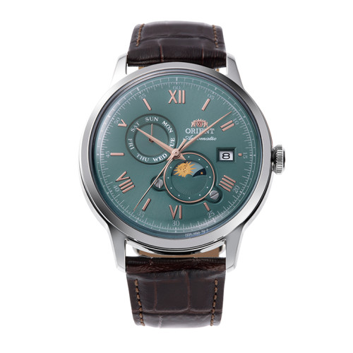 Reloj Orient RA-AK0805E30B bambino sol luna verde hombre
