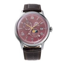 Reloj Orient RA-AK0807R30B bambino sol luna granate hombre
