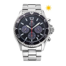 Reloj Orient RA-TX0202B10B crono esfera negra solar