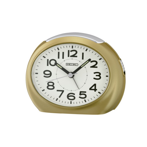 Reloj Seiko despertador qhe193g dorado