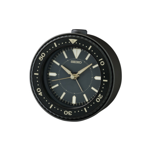 Reloj Seiko despertador QHE207K negro dorado