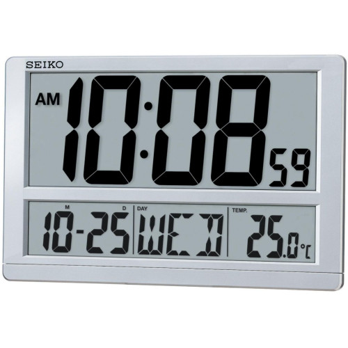 Reloj Seiko pared digital 38,5 x 25 y 2,6 cm qhl080s