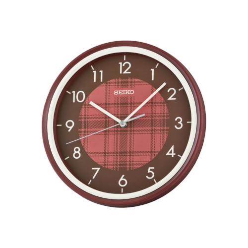 Reloj Seiko pared QHA016R rojo
