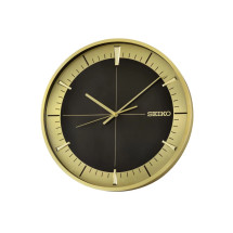 Reloj Seiko pared QXA840G redondo dorado