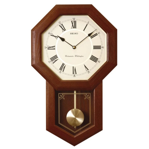 Reloj Seiko pared qxh110b pendulo campanadas carrill&oacute;n